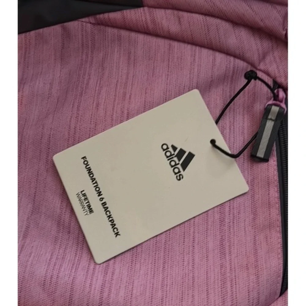 Adidas Foundation 6 Backpack Lavender Pink Heathered‎ New with Tags